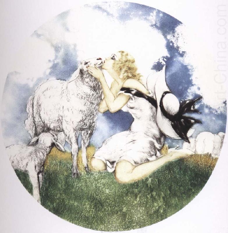 Louis Lcart Like sheep oil painting picture